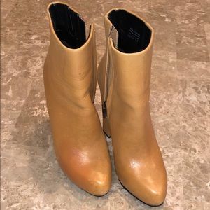 Aldo camel ankle boots